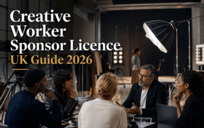 Creative Worker Sponsor Licence UK Guide 2026